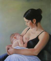 'Mother and child' by Tricia Migdoll