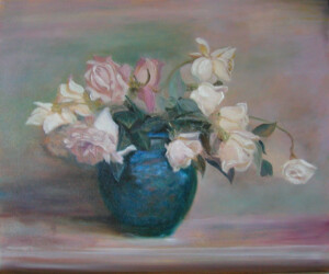 'Roses (after Thayer)' by Tricia Migdoll