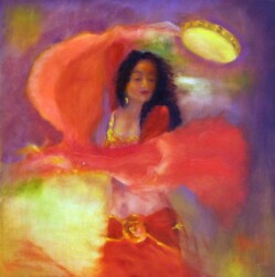 'Tambourine dancer' by Tricia Migdoll