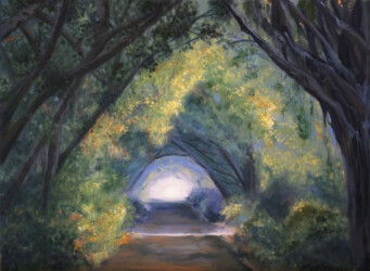 'There is a light at the end of this bumpy road' by Tricia Migdoll